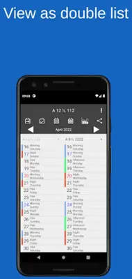 Shift calendar android App screenshot 5